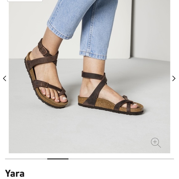 Birkenstock Yara- Like New Oiled Leather
